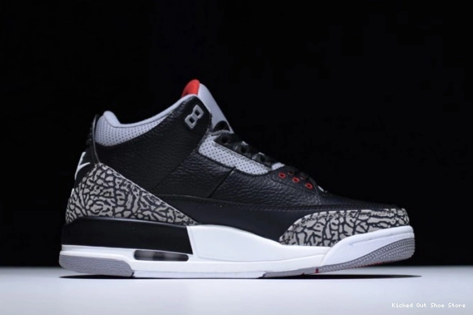 Kicked Out Shoe Store 854262-001 Air Black Jordan Cement 3 0710